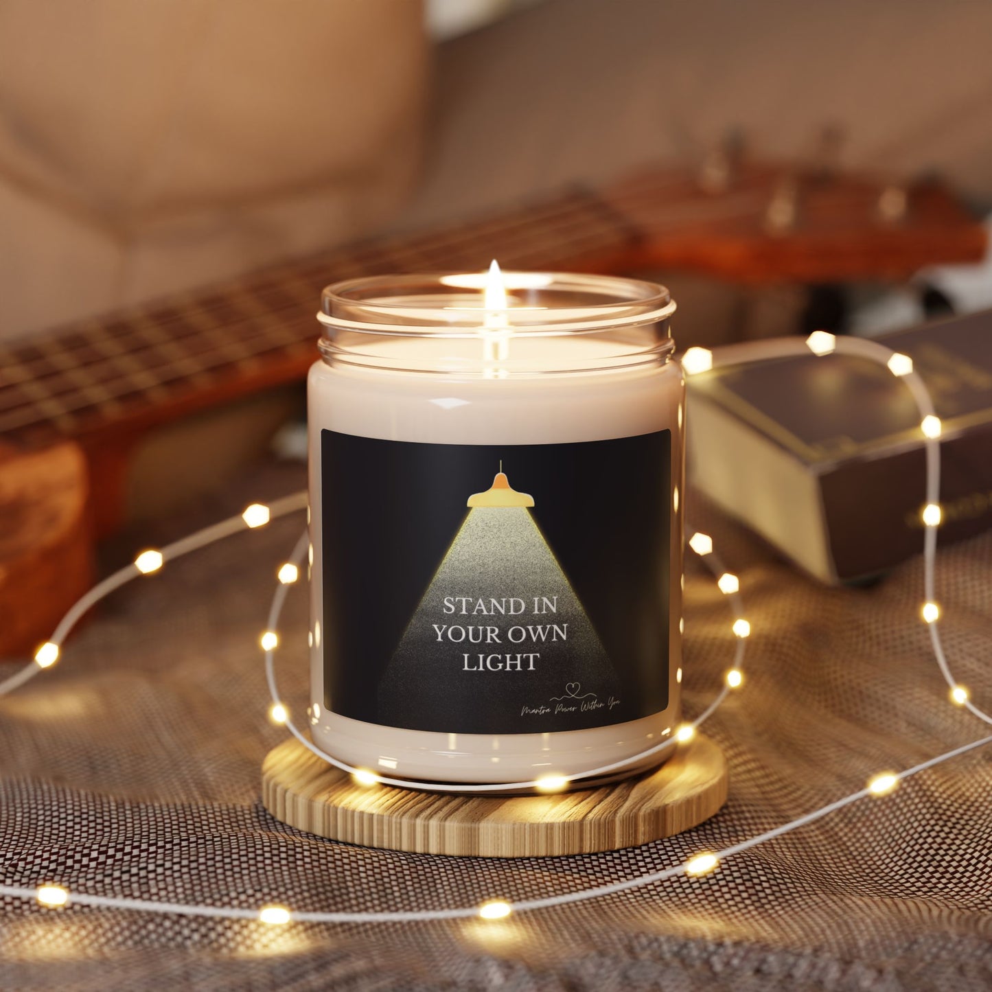 Uplifting Scented Soy Candle - 'Stand in Your Own Light', Aromatherapy Gift, Home Décor, Self-Care, Mindfulness