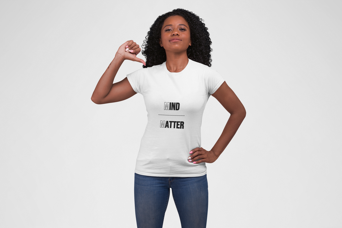 Mind Over Matter Tee, Unisex Graphic Tee, Positive Vibes Shirt, Gift for Students, Motivational Apparel, Casual Wear, Every Day Use