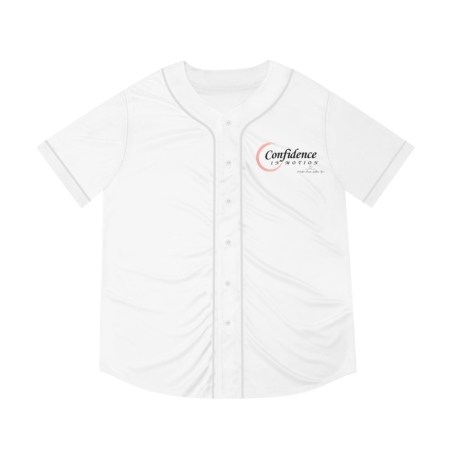 Confidence Boost Men's Baseball Jersey, Casual Sportswear, Team Spirit Apparel, Gift for Athletes, Summer Fashion, Streetwear