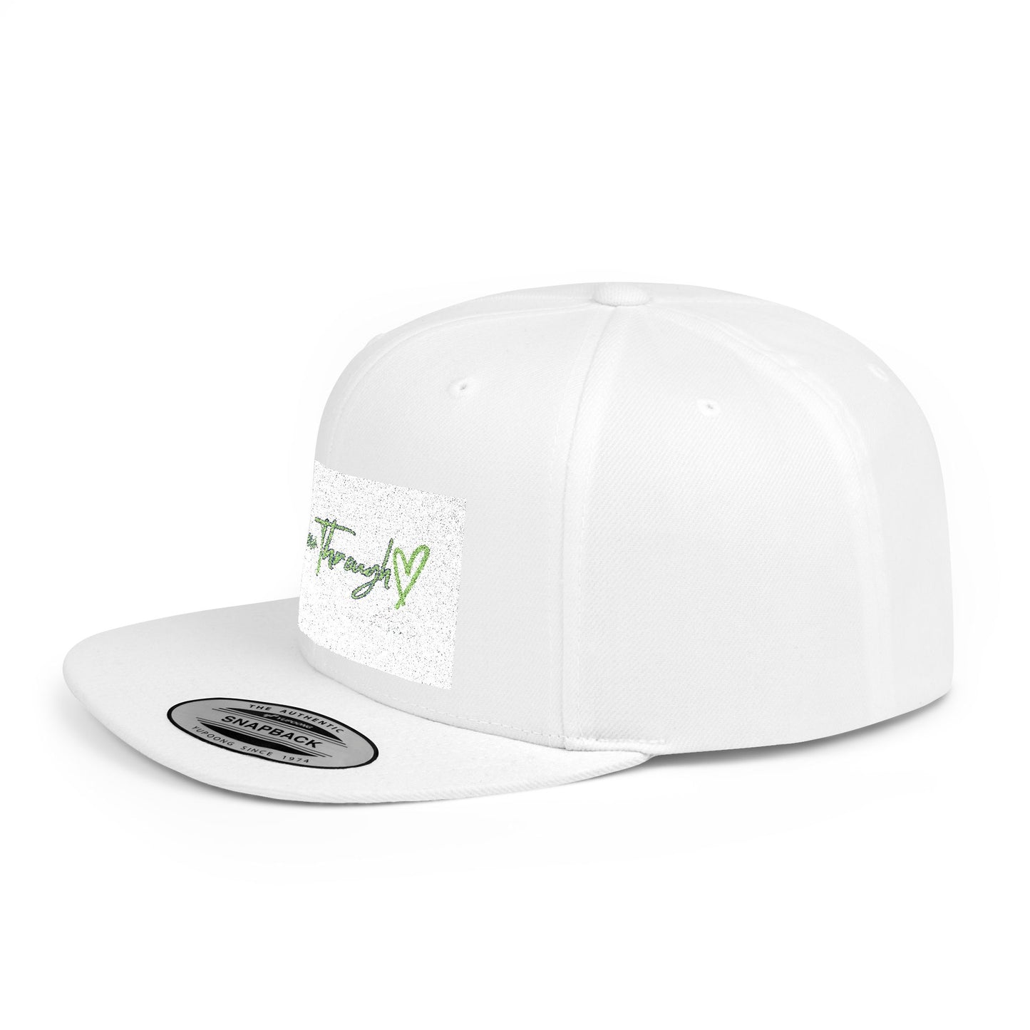 Stylish Flat Bill Snapback Cap, Trendy Hat for Outdoor Events, Casual Wear, Gift for Him, Custom Design, Streetwear Fashion