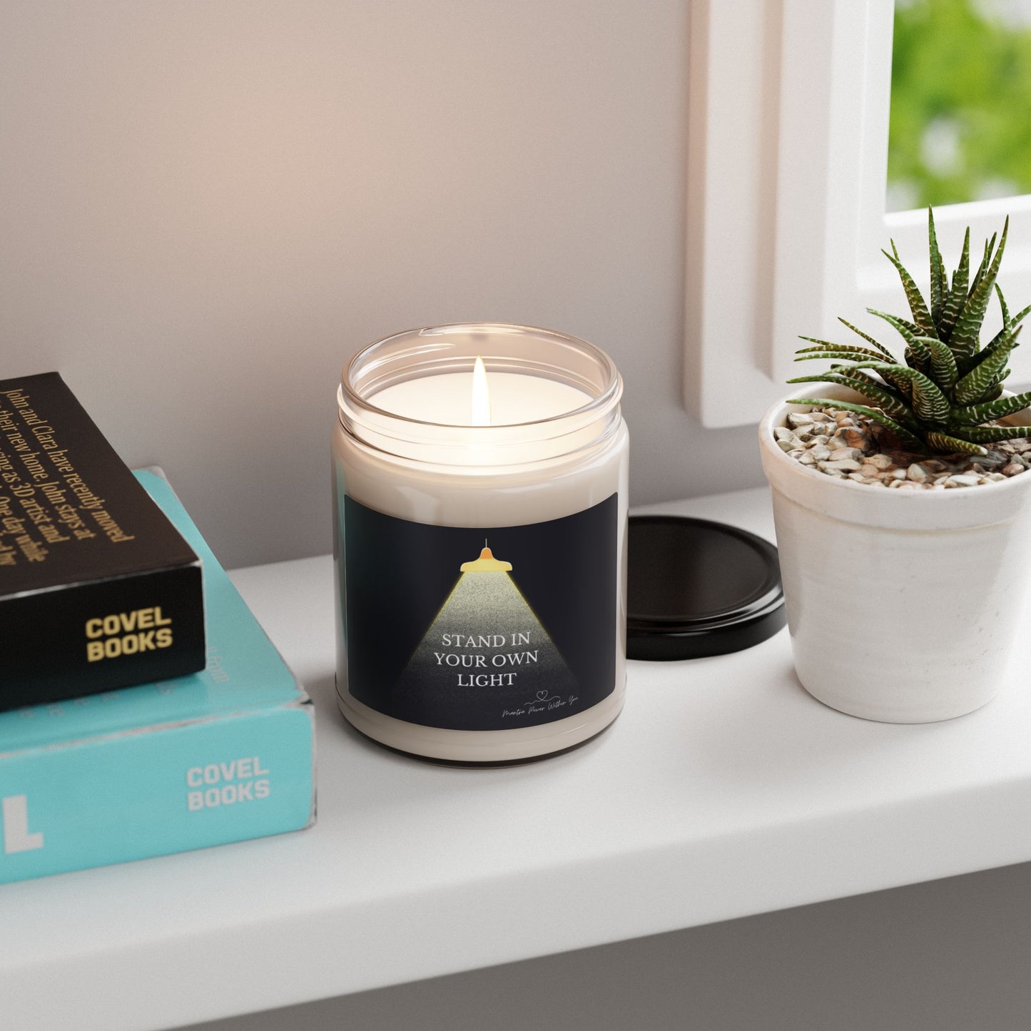 Uplifting Scented Soy Candle - 'Stand in Your Own Light', Aromatherapy Gift, Home Décor, Self-Care, Mindfulness